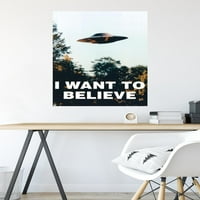 Az X -Files - szeretném elhinni a Wall Poster -t, 22.375 34
