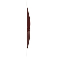 Ekena Millwork 7 8 W 7 8 H Artisan endurawall dekoratív 3D -s falpanel, fényes Merlot