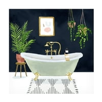 Victoria Borges 'Boho Bath I' Canvas Art