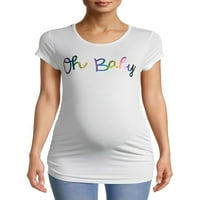 A bolygó anyaság anyasági grafikus póló, ó, baba