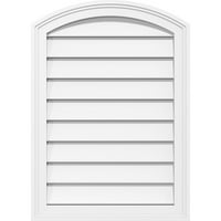 16 W 40 H Arch felső felszíni PVC Gable Vent: Funkcionális, W 2 W 1-1 2 P BrickMould keret