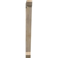 Ekena Millwork 1 2 W 28 D 40 H Hagyományos Slate Smooth Bracket, Douglas FIR