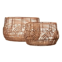 Természetes rattan kosárkészlet Drew Barrymore Flower Home