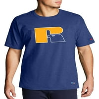Russell Athletic Férfi Big & Tall Multolor Logo Grafikus póló, LT-6XL méretű póló