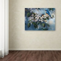A Wanda Mumm „Apple Blossoms” vászon művészete