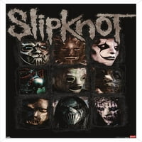 Slipknot-Maszkok Fali Poszter, 22.375 34