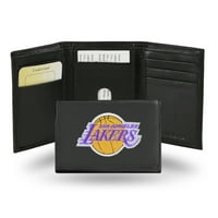 - Férfi Los Angeles Lakers hímzett Trifold pénztárca