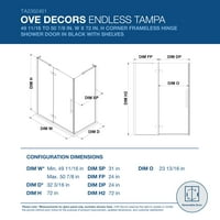 Ove dekorok tampa 50 in. W in.