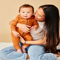 Kis csillag Organic Baby Boy Mi & Match kapucnis romper csomag ajándékkészlet, méret újszülött - hónapok