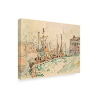 Paul Signac, a Velencei Harbour 'vászon művészete