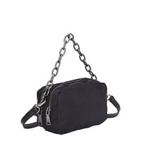 Mellow világ női kis Nylon rekesz Crossbody lánccal D Enterprises