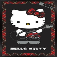Hello Kitty-Punk Fal Poszter, 14.725 22.375 Keretes