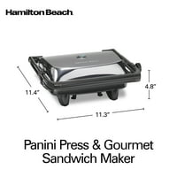 Hamilton Beach Panini Press Ínyenc Szendvicskészítő 25460