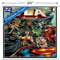 Képregények-Justice League of America-JLA fali poszter fa mágneses kerettel, 22.375 34