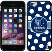 Memphis Grizzlies Polka Dots Design az Apple iPhone Switchback tokján, a Coveroo -ból