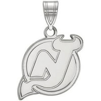 Logoart NHL New Jersey Devils Sterling ezüst közepes medál