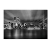 Védjegy Képzőművészet 'NYC WTC Skyline kész' vászon művészet, Mike Jones Photo