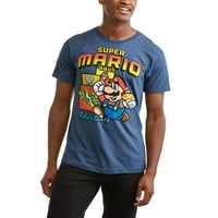 Super Mario nevet magadról a férfi grafikus póló