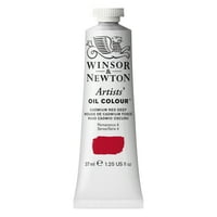 Winsor & Newton Artists olajszín, 37ml, kadmium vörös mély