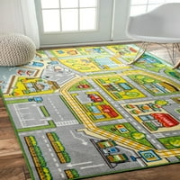 Nuloom Fairytale Town Kids Arey Rug, 4 '4 6', zöld