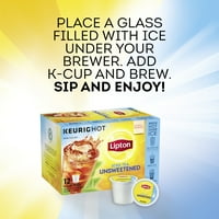 Lipton Iced Tea K-Cup Ons Fekete Tea, Koffeintartalmú, Tea Táskák Száma