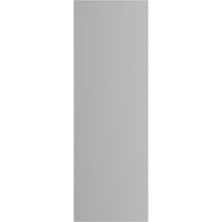 Ekena Millwork 1 2 W 36 H True Fit PVC, négy tábla keretes tábla-N-Batten redőnyök, Hailstorm Grey