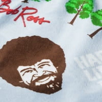 Bob Ross, felnőtt férfiak, pizsamák alvó nadrág, S-XL méretű méret