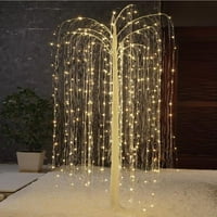 Ünnepi idő pislogó LED fűzfa beltéri kültéri karácsonyi dekoráció