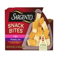Sargento® Snack Bites® Colby + Monterey Jack Natural Cheeses, 6-Count