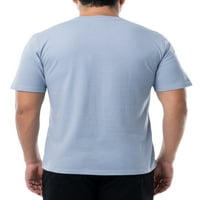 Wrangler munkaruházat férfi rövid ujjú zseb Henley póló, S-5XL méretű