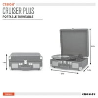 Crosley Cruiser Plus vinil lemezjátszó hangszórókkal vezeték nélküli Bluetooth -szal - Audio lemezjátszók