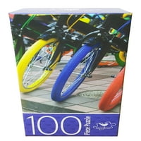 100 darabos kerékpáros kirakós puzzle
