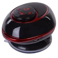 Treasures Lyri Duo Bluetooth hangszóró, fekete, piros díszítéssel