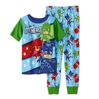 PJ Masks kisgyermek fiú pamut szorosan illeszkedő pizsamák, szett