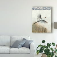 Védjegy Képzőművészet 'Waterbirds in köd i' Canvas Art készítette Naomi McCavitt