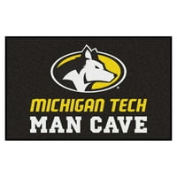 Michigan Tech Egyetem férfi barlang UltiMat 5 ' x8 ' szőnyeg