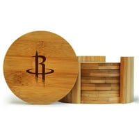 Csapat logó 6 darabos bambusz alátétkészlet