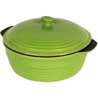 Pinnacle Ceramic Bakeware Nonstick 2,75 kvart kerek pék, zöld