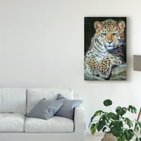 Védjegy Szépművészet 'Amur Leopard Cub 2' vászon művészete: Pip McGarry