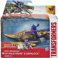 Transformers Age of Extinction Dino Sparkers Optimus Prime és Grimlock figurák