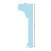 Ekena Millwork 115 alsó szélesség 1 8 Felső szélesség 1 8 H 1 2 P Craftsman Crosshead