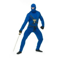 Halloween felnőtt Ninja Avenger Blue