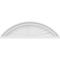 Ekena Millwork 26 W 7-1 2 H 2 P szegmens Arch Sunburst építészeti fokozatú PVC Pediment