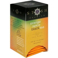 Retash fekete narancssárga fűszer teazsákok, 20 kt