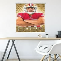San Francisco 49ers - Nick Bosa fali poszter fa mágneses kerettel, 22.375 34