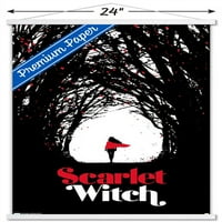 Marvel Comics-Scarlet Witch - Scarlet Witch fali poszter fa mágneses kerettel, 22.375 34