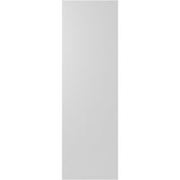 Ekena Millwork 12 W 76 H True Fit PVC parasztház lapos panel kombinált rögzített redőnyök, borsvörös