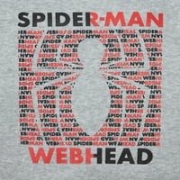 Marvel Spider-Man Boys Webhead pulóver, 6-16.