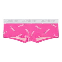 Justice Girls Oh So Puha Logo Elastic Shortie Pack